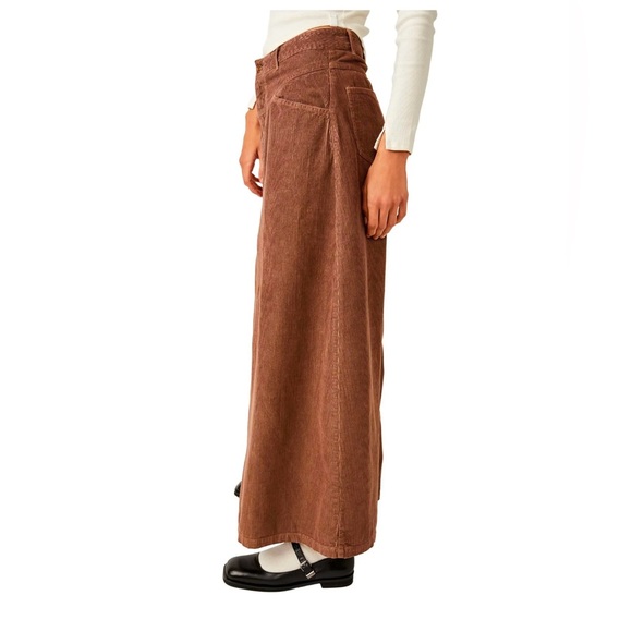 Free People Come As You Are Corduroy Maxi Skirt - Picture 5 of 8